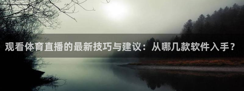 观看体育直播的最新技巧与建议：从哪几款软件入手？